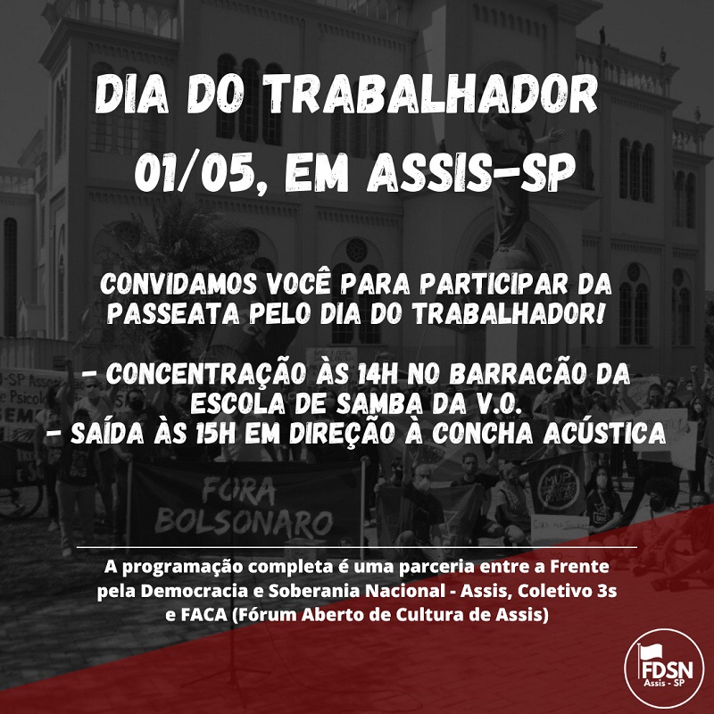 Frente pela Democracia e Soberania Nacional promove passeada