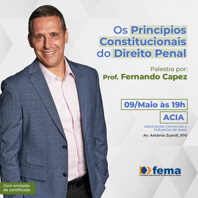 Curso de Direito da FEMA promove palestra na ACIA, nesta segunda-feira, 09