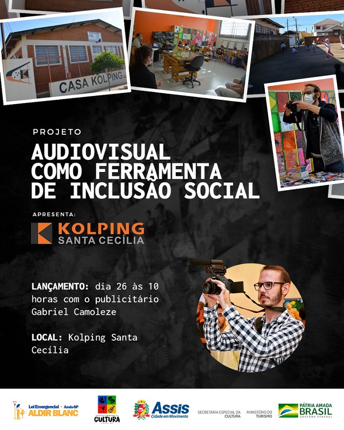 Publicitário lança documentário 'Audiovisual como ferramenta de inclusão social' na Kolping