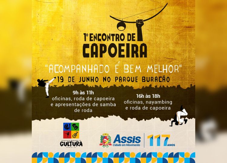 Cultura realiza 1º Encontro de Capoeira de Assis
