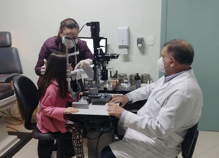 Iniciadas as consultas oftalmológicas da Rede Municipal de Educação