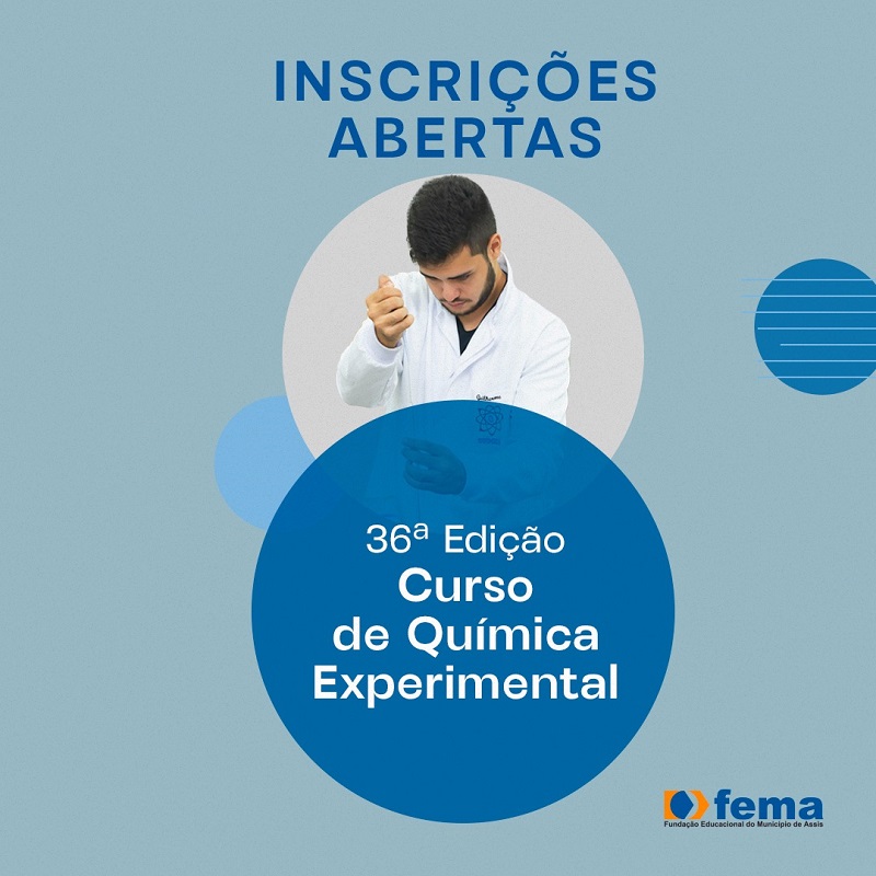 Inscrições abertas para o curso de Química Experimental da FEMA