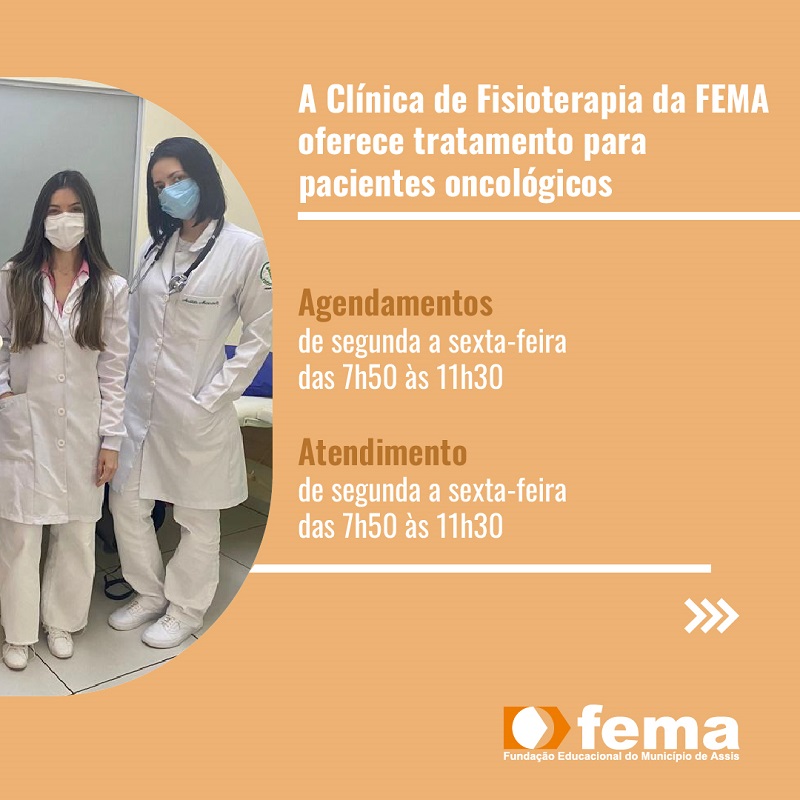 Clínica de Fisioterapia da FEMA oferece tratamento para pacientes oncológicos