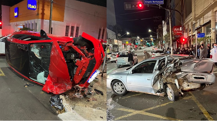 Veículos acidentados na Avenida Rui Barbosa não têm seguro