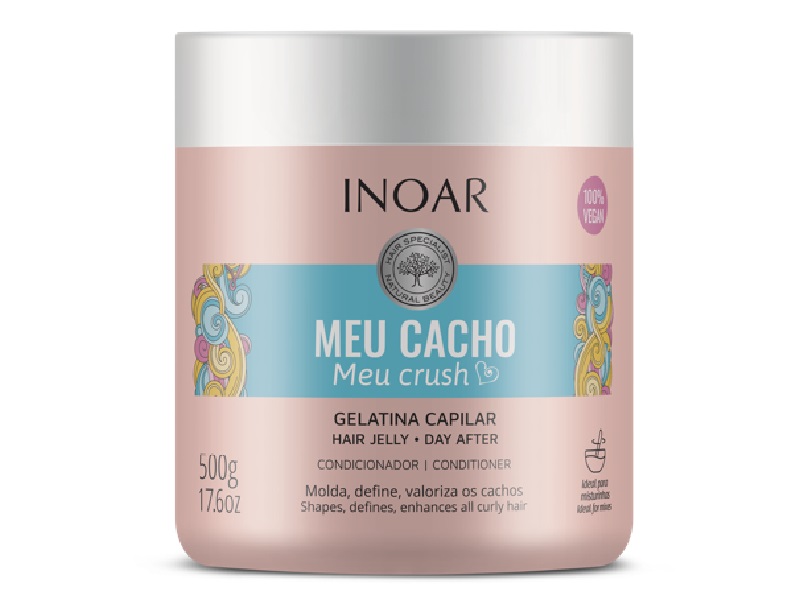 Linha Meu Cacho, Meu Crush da Inoar Cosméticos ganha Ativador de Cachos e Gelatina