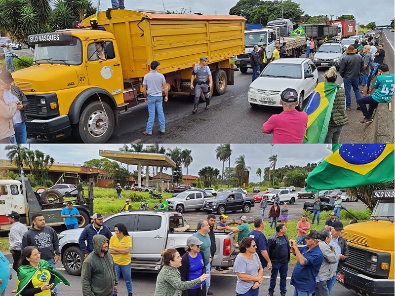 1º de novembro começa com bloqueios, também  em Assis e região