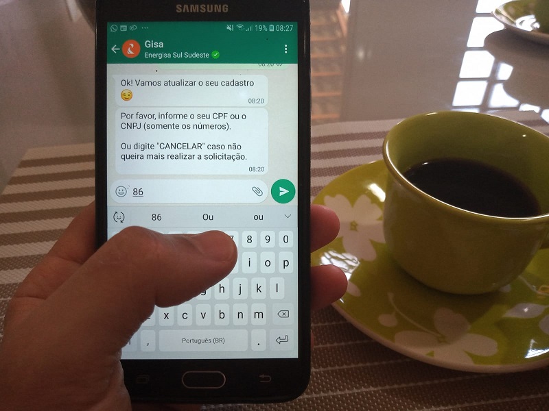 Energisa renegocia fatura pelo celular com desconto de feirão