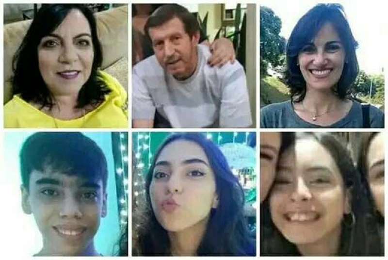 Família morre após carro cair em cratera em Araraquara