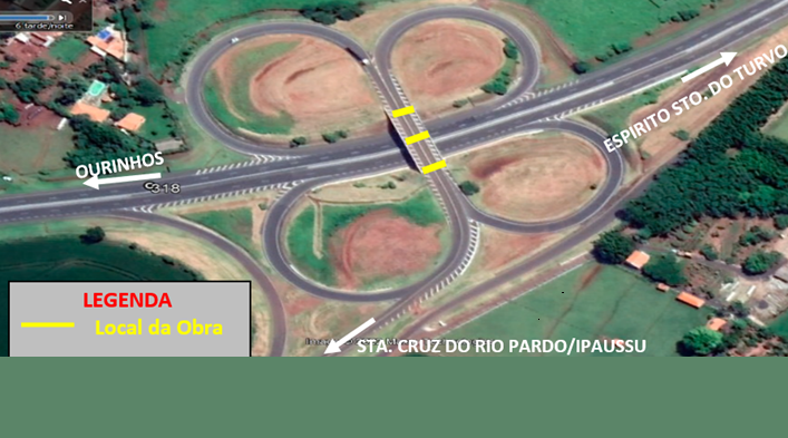 Viaduto em Santa Cruz terá interdição neste sábado