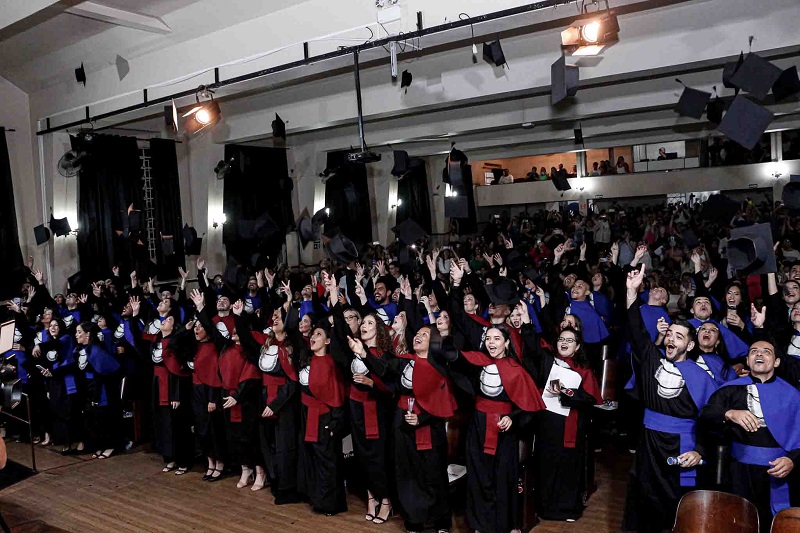 Formandos da UNIFIO de diversas áreas  profissionais colaram grau em fevereiro