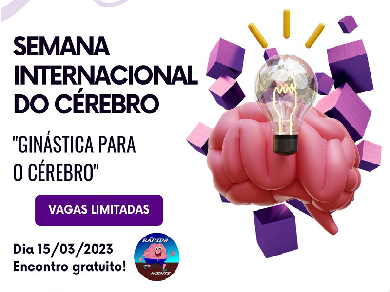 Semana Internacional do Cérebro vai de 13 a 19 de março de 2023