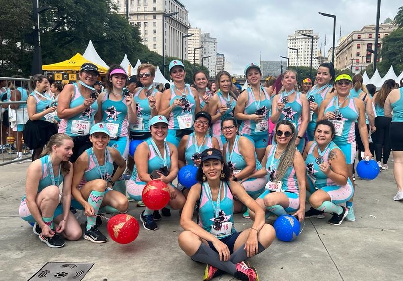 Grupo de Assis participa da corrida Mulher Maravilha em São Paulo