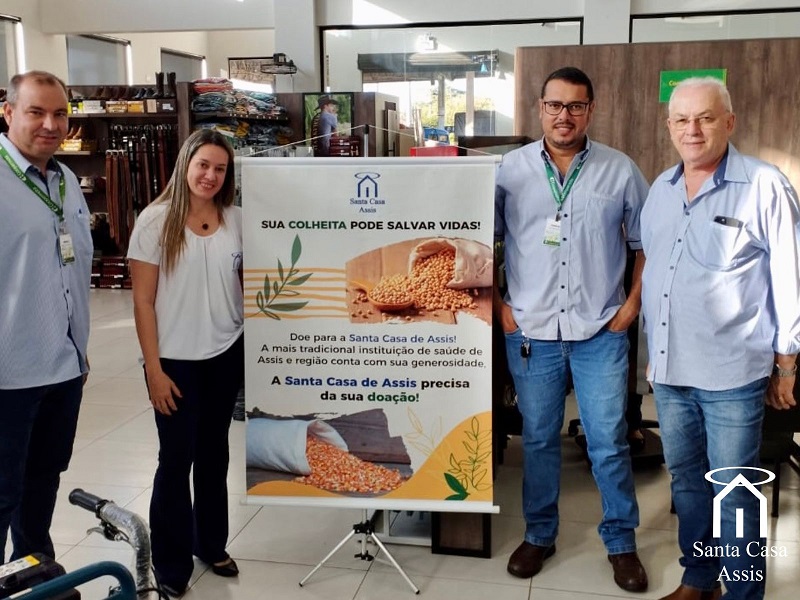 Produtores de grãos de Assis e região promovem ação solidária à Santa Casa