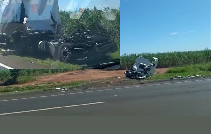 Carretas colidem entre Assis e Tarumã