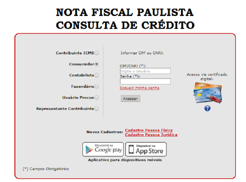 Créditos da Nota Fiscal Paulista de agosto já estão disponíveis para transferência