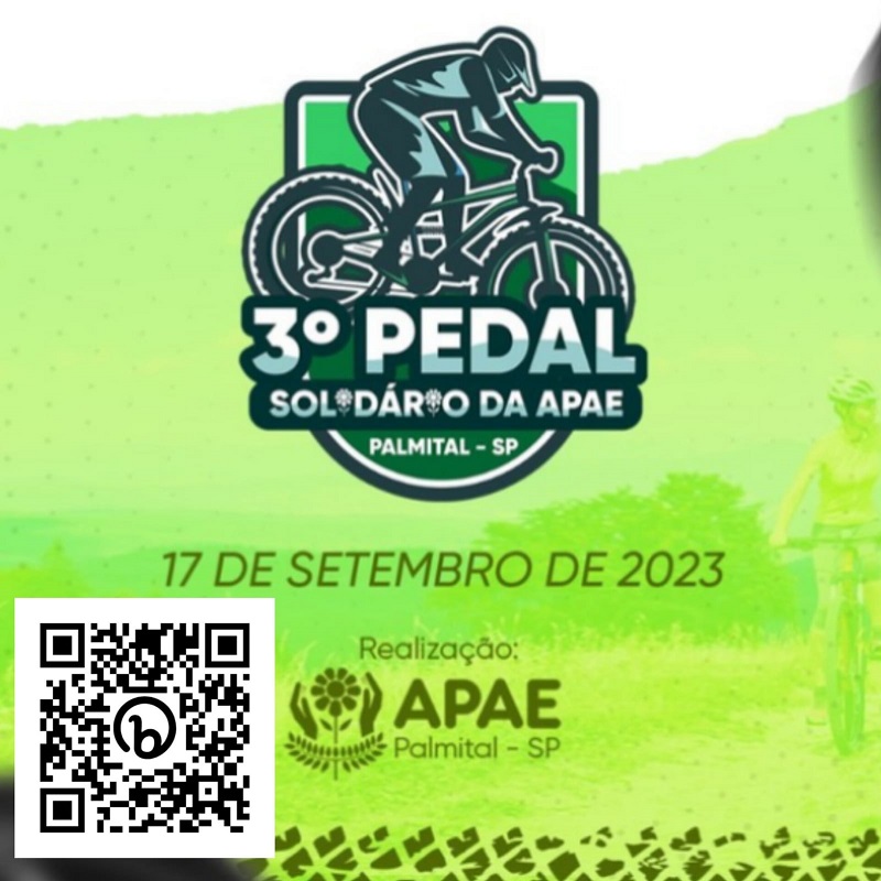 APAE de Palmital promove o 3º Pedal Solidário em 17 de setembro