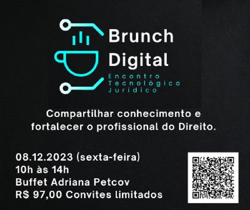 Brunch Digital será realizado para profissionais do Direito