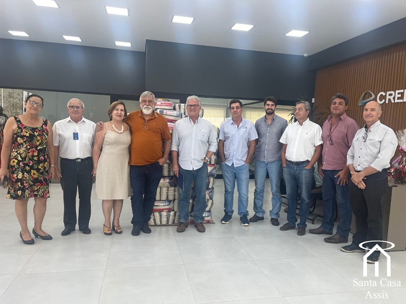 Cooperativa Credicana faz entrega generosa de Arroz à Santa Casa de Assis