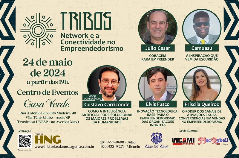 Na sexta-feira, evento Tribos traz palestrantes internacionais para Assis