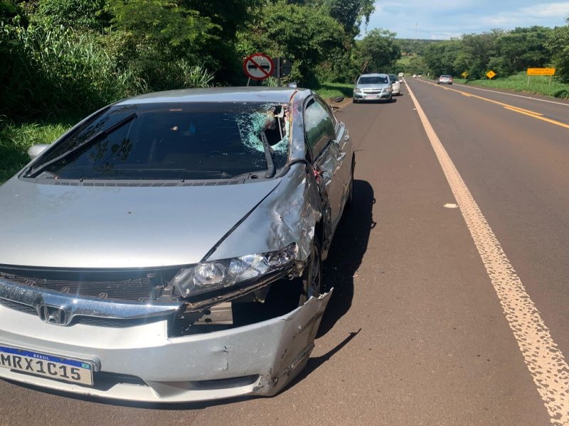 Homem de 48 anos morre após colisão entre motocicleta e carro, em Paraguaçu Paulista