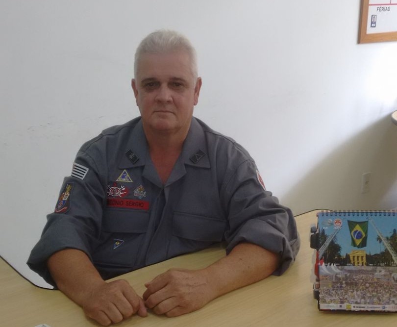 Morre sargento reformado do Corpo de Bombeiros Antônio Sérgio de Souza