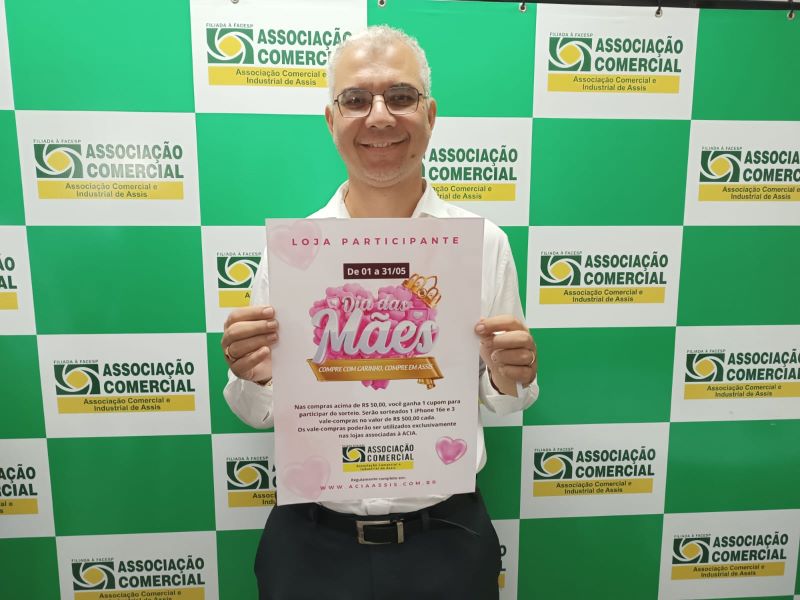 ACIA reforça campanha de Dia das Mães com sorteio de iPhone 16 e vale-compras