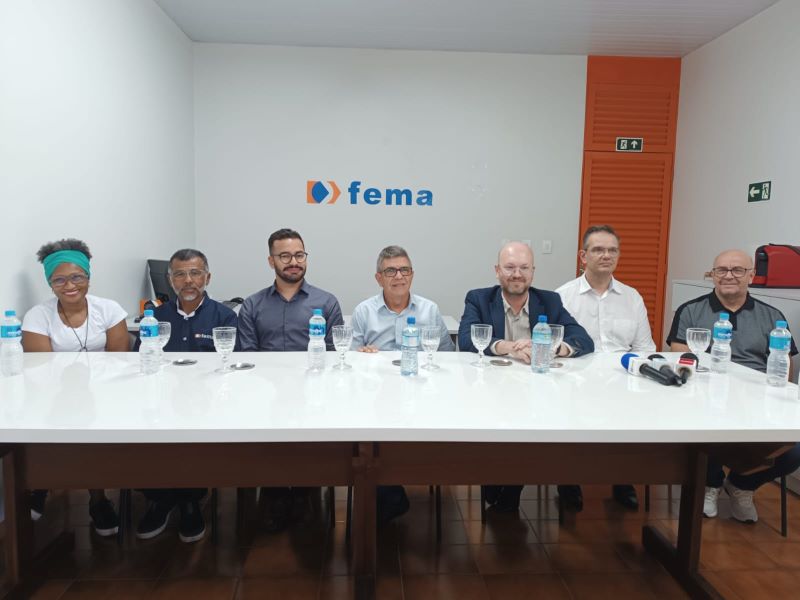 Em coletiva, Gustavo Gomes é anunciado como o novo diretor executivo da FEMA