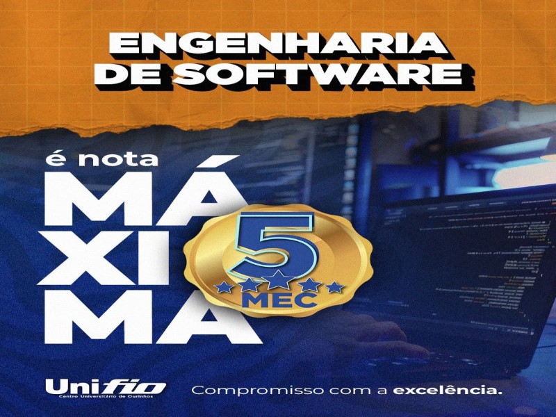 Engenharia de Software do UNIFIO conquista nota 5