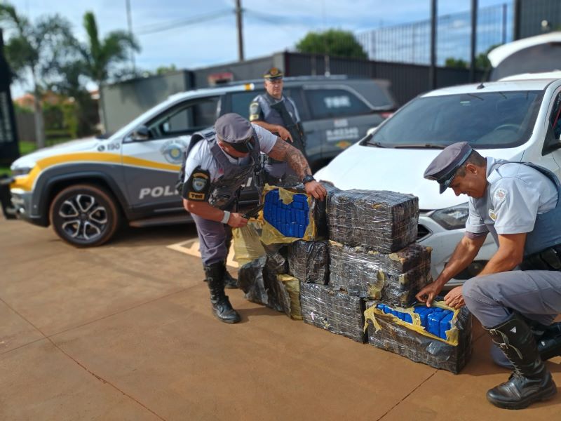 Jovem de 21 anos é preso com mais de 208 quilos de maconha em Palmital
