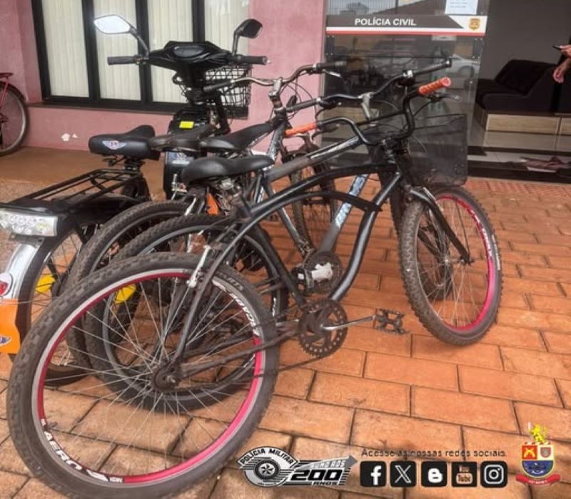 Furto de bicicletas elétricas é esclarecido após ação policial em Palmital