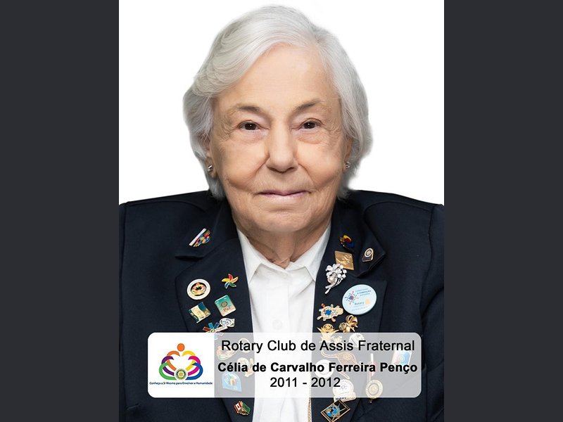 Rotary Clube de Assis Fraternal homenageia Célia Penço