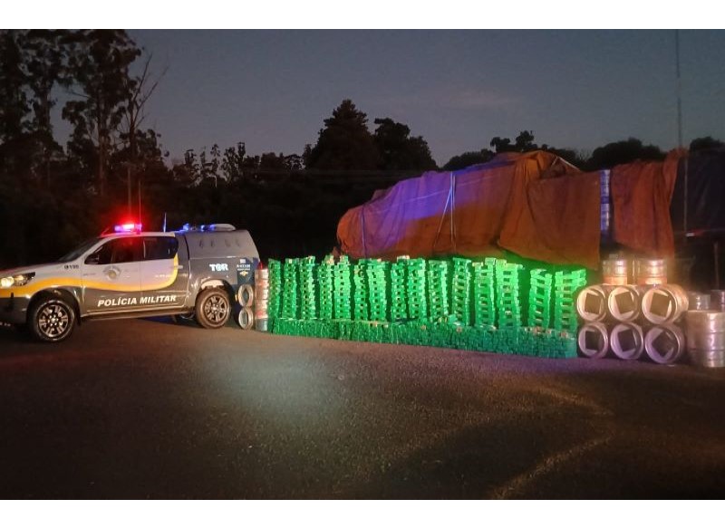 Polícia Rodoviária apreende mais de 900 kg de maconha escondidos em barris de chopp em Palmital