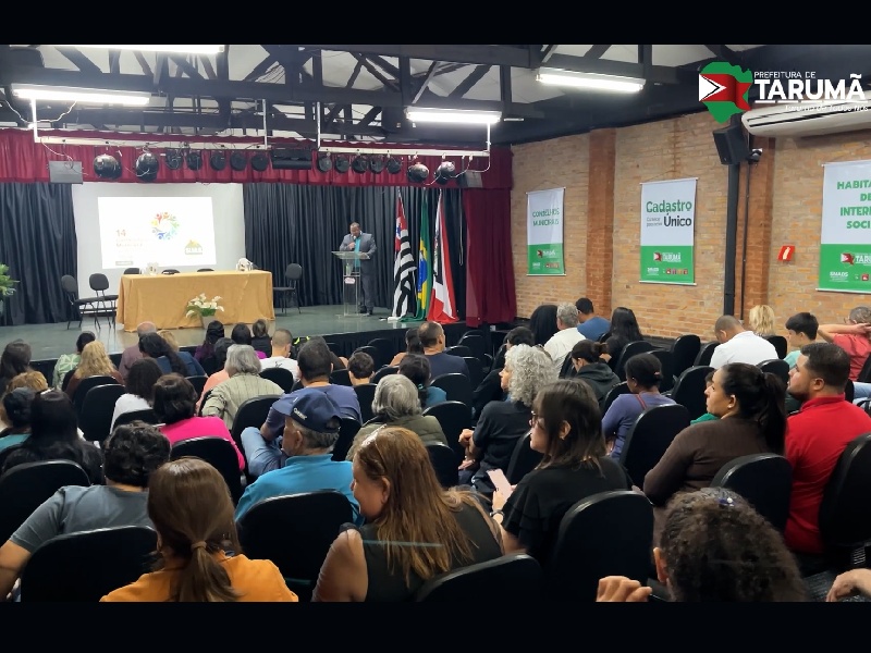Tarumã realiza a 14ª Conferência Municipal de Assistência Social