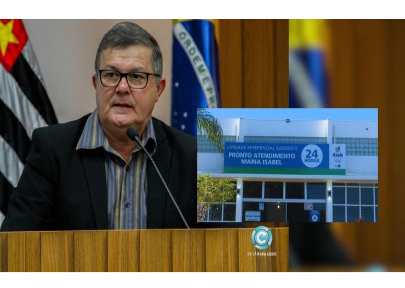 Vereador Gordinho defende implantação de farmácia 24h no PAMI