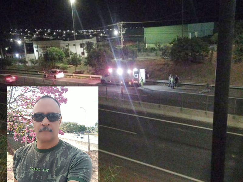 Carreta atropela e mata homem que caminhava ao lado de veículo parado no acostamento em Marília