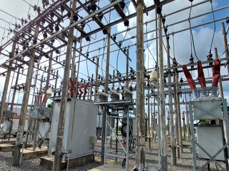 Energisa realiza obras de ampliação da subestação que atende a população de Tarumã