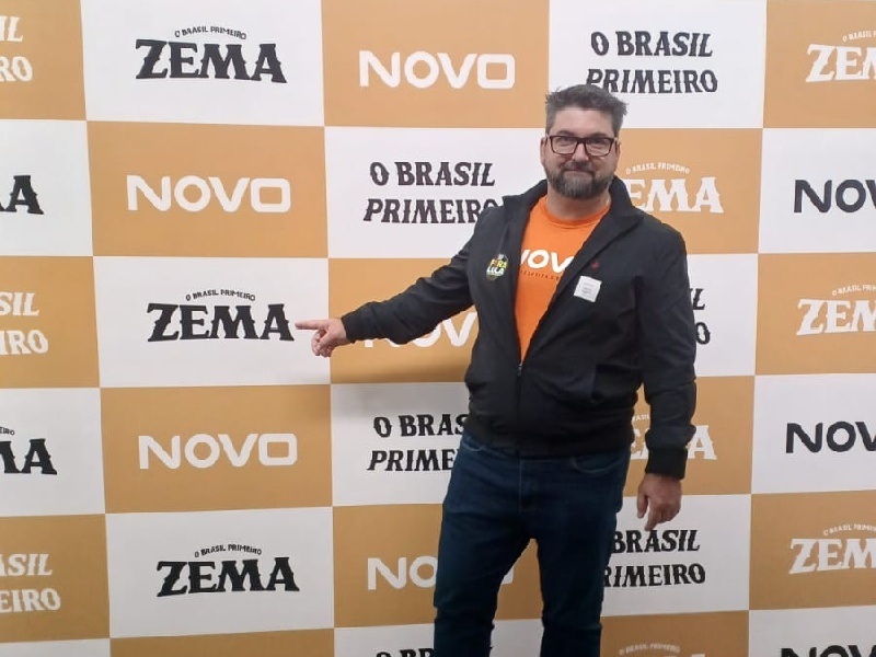 Márcio Cavuto participa da convenção do NOVO que lança pré-campanha presidencial de Romeu Zema