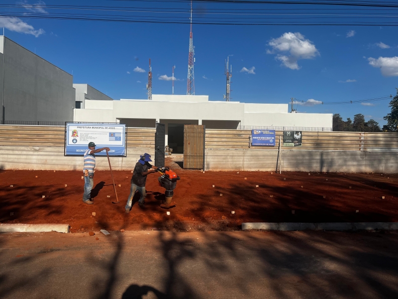 Obras da Nova UBS Vila Fiuza estão em fase final de execução