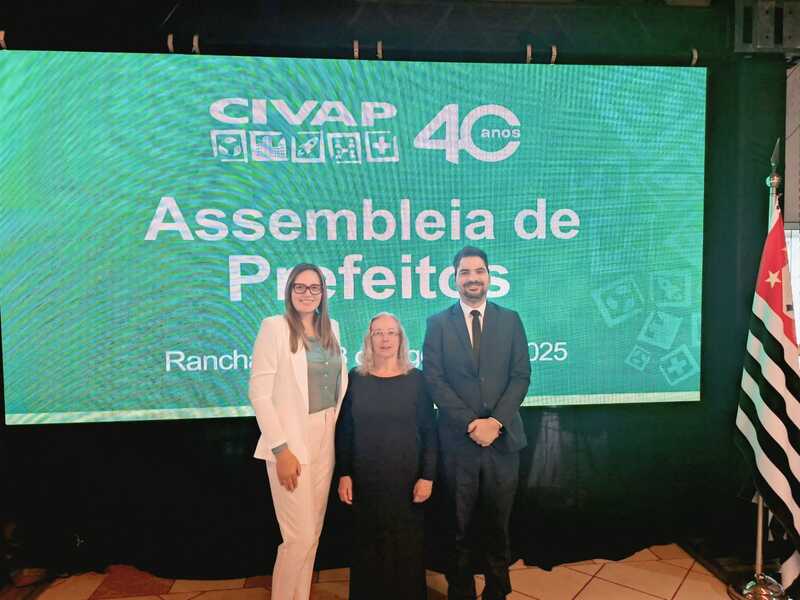 Secretários da Prefeitura de Tarumã participam da Assembleia de Prefeitos do CIVAP em Rancharia