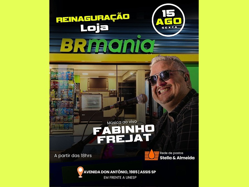 Rede de Postos Stella & Almeida reinaugura nova loja BR Mania no Posto Universidade de Assis