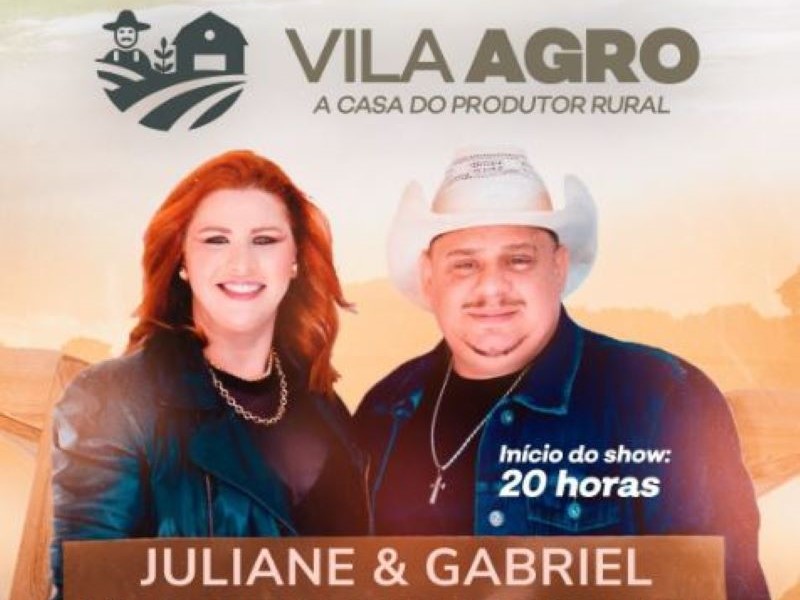 Hoje tem Juliane & Gabriel na Vila Agro em Assis