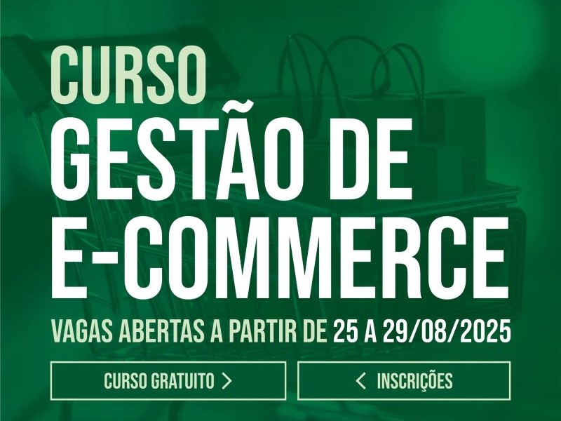 Tarumã abre inscrições para Curso de Gestão de E-commerce na segunda-feira, 25