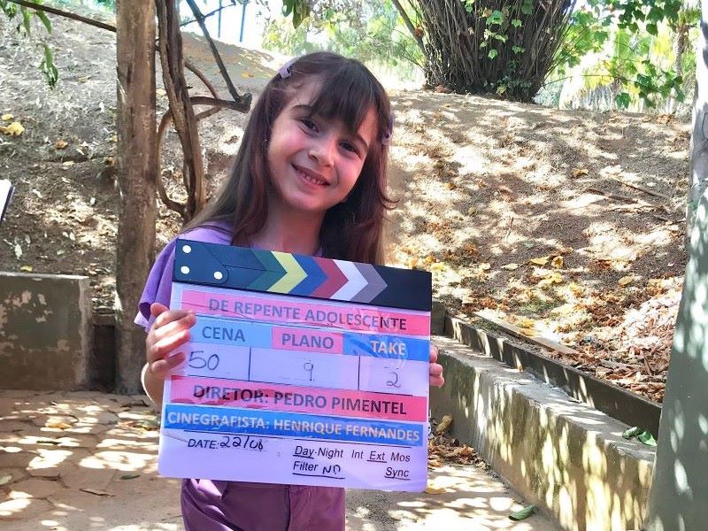 Fiorella Goulart, aos 6 anos, estreia como protagonista em filme nacional