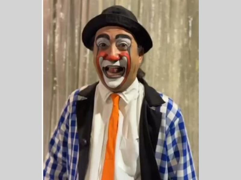 Palhaço Tubinho garante a diversão na 31ª Festa do Tropeiro de Tarumã