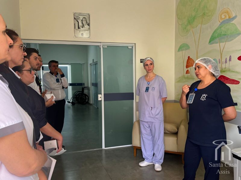 Santa Casa recebe equipe da Unimed Assis para visita institucional e fortalecimento de parceria