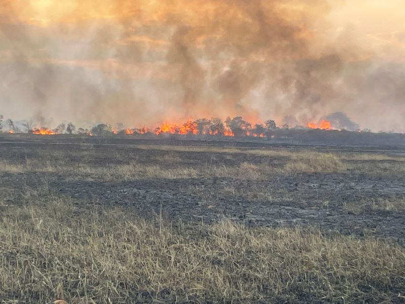 Risco altíssimo de queimadas: dois incêndios de grande porte mobilizam equipes em Assis