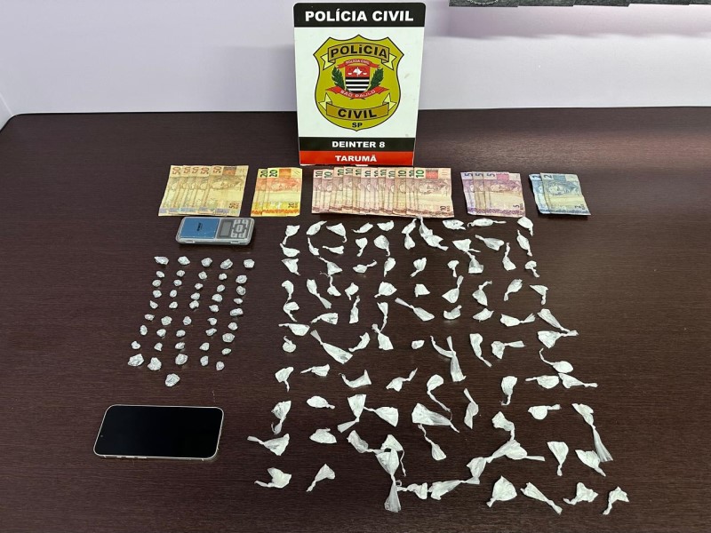 Dois homens são presos por tráfico de drogas em Tarumã