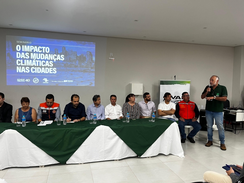 Assis participa de seminário estadual sobre o impacto das mudanças climáticas