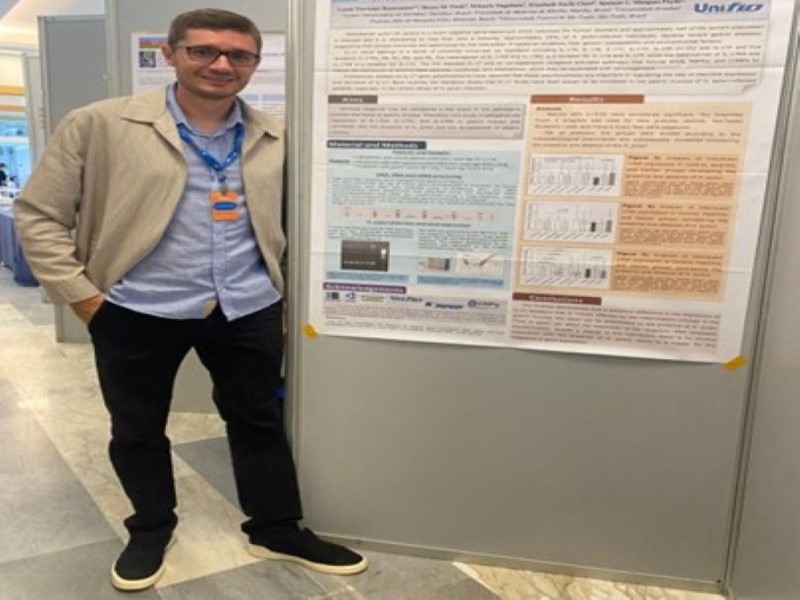 Professor de Biomedicina UNIFIO marcou presença em evento internacional na Itália
