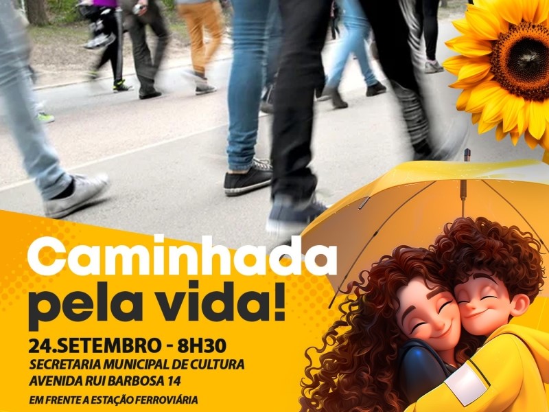 Prefeitura de Assis chama população para a Caminhada pela Vida nesta quarta-feira, 23